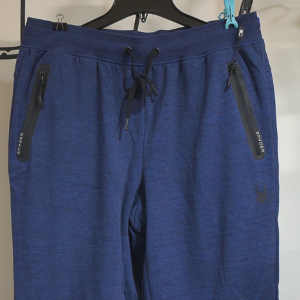 Spyder Men's Jogger pants in BLUE  SIZE L XL XXL - Picture 3 of 10